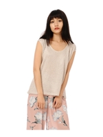 バックリボンラメトップス/WHITE