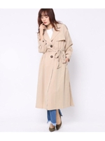 ビッグボタントレンチコート/ベージュ(005)