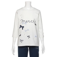 【30%OFF】リボンモチーフTシャツ