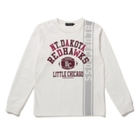 【30%OFF】重ねカレッジロゴプリントTシャツ