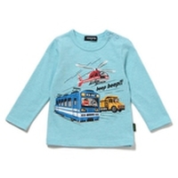 乗り物プリントTシャツ