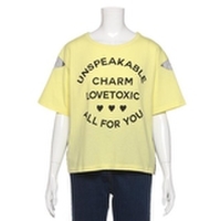 切り替えメッシュロゴTシャツ