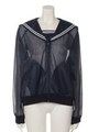 SEETHROUGH SAILOR BLOUSON/NAVY