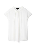 ダルサテンブラウス/ホワイト(030)