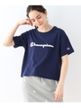 Champion ゆるシルエットTシャツ/ブルー系(095)