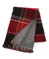 リバーシブルチェックストール