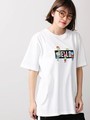 WEGO/HELLOボックスプリントTシャツ