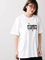 WEGO/HELLOボックスプリントTシャツ