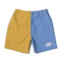 バイカラーコットンショートパンツ