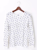 WEGO/【古着】花柄サーマルトップス