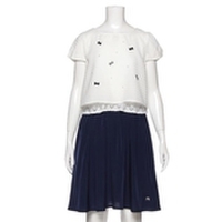 【30%OFF】ギンガムレイヤード風ワンピース