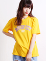 WEGO/カレッジロゴプリントTシャツ