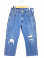 リメイククラッシュデニムパンツ リメイク Wrangler ラングラー   