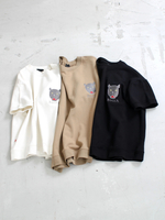 【BUCCA 44】ブラックパンサー刺繍半袖スウェット