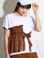 WEGO/レオパードカットソー