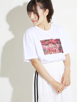 WEGO/フローラルボックスプリントTシャツ