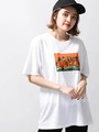 WEGO/ALIVEカモフラボックスロゴTシャツ