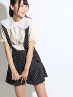 WEGO/サスペンダー付きフリルキュロット
