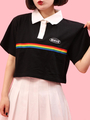 WC/レインボーショートラガーTシャツ