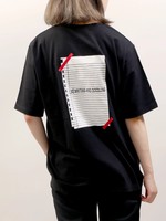 DING/バックプリントメモTシャツ