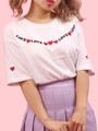 WC/LOVEハートTシャツ