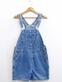 オーバーオールショーツ サイズ表記 M　TOMMY HILFIGER
