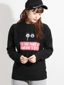【まとめ買い対象商品】 WEGO/ユニークモチーフロゴプルオーバー