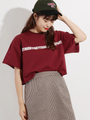 WEGO/ロゴカットオフショートTシャツ
