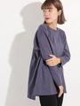WEGO/サイドスリットルーズロングTシャツ