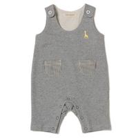 【20%OFF】Sophie la girafe ストライプポケット裏毛サロペット