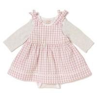 【29%OFF】リボンワンピース×ロンパースセット