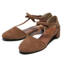 【50%OFF】Tストラップパンプス