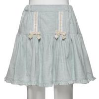 【50%OFF】【ニコ☆プチ掲載】リボン＆フリルつきスカパン