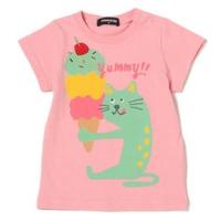 【50%OFF】アイス大好きネコTシャツ