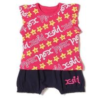 【50%OFF】キラッキー総柄Tシャツ×パンツセット