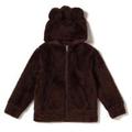 【50%OFF】クマ耳つきモコモコボアパーカー