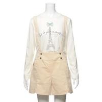 【50%OFF】サスペンダーつきコーデュロイショートパンツ