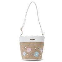 【50%OFF】シェルアップリケショルダーバッグ