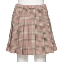 【50%OFF】チェック柄プリーツスカパン