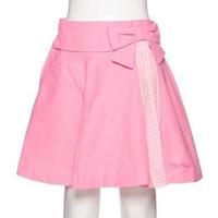 【50%OFF】プリーツ切り替えリボンつきスカート