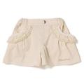 【50%OFF】レースつきコーデュロイキュロット