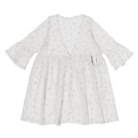 【50%OFF】ロゴ星柄チュールロングカーディガン