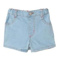 【50%OFF】ロゴ入りデニムショートパンツ