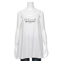 【50%OFF】ロゴ入りロングキャミソール