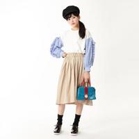 【50%OFF】袖フリルTシャツ