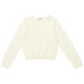 【50%OFF】透かしボーダークルーネックニットソー