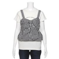 【50%OFF】柄キャミソール×Tシャツセット