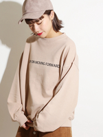 WEGO/シンプルロゴプリントスウェット