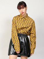 PUNYUS/モノグラム柄シャツ