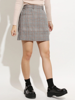 WEGO/チェックタイトミニスカート